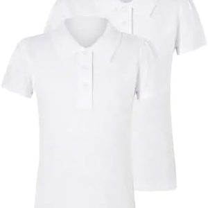 Girls Cotton School Polo Shirts