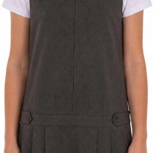Girls Pleated School Pinafore 2 Pack