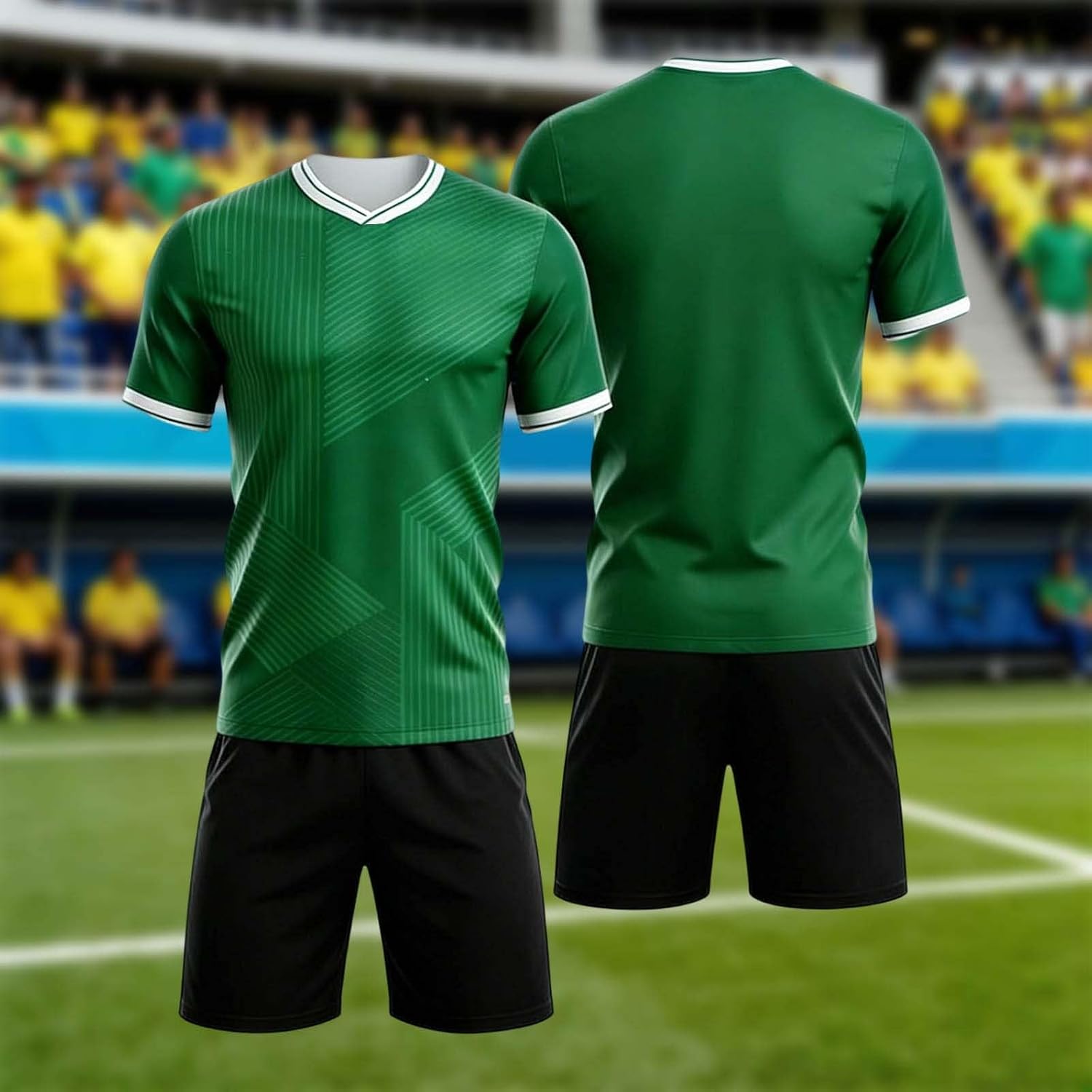 Boys Football Training Short Sleeve Sports Outfit - Image 3